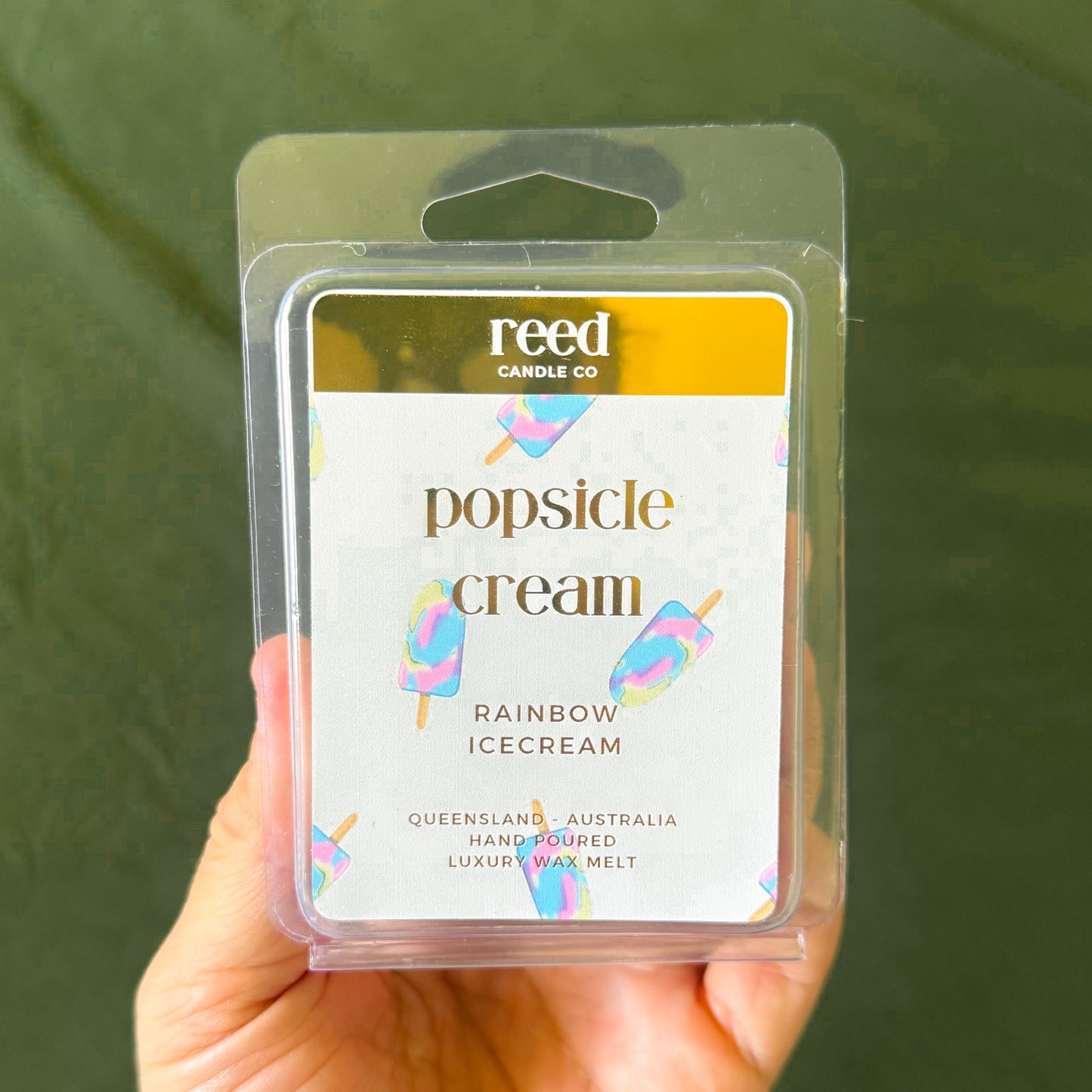 POPSICLE CREAM - Rainbow Ice cream Wax Melts