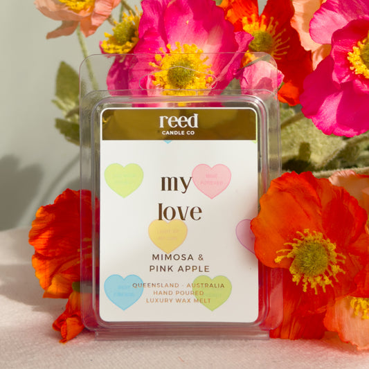 MY LOVE - Mimosa & Pink Apple Wax Melts